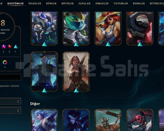 TR Demir 1 | 18 Kostüm - 83 Hero | LoL