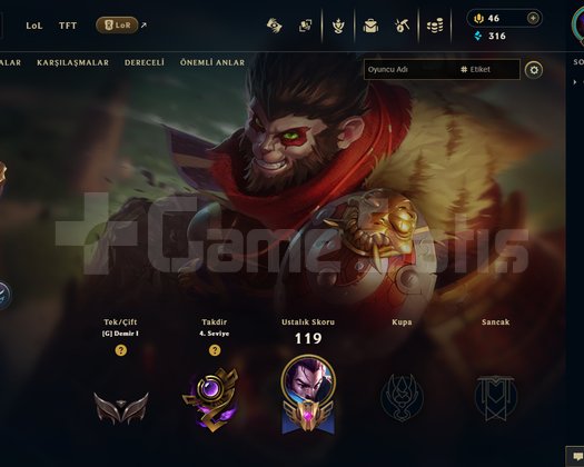 TR Demir 1 | 18 Kostüm - 83 Hero | LoL