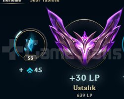 639+LP EUW MASTER 31-32LP maç başı LP 125 şampiy