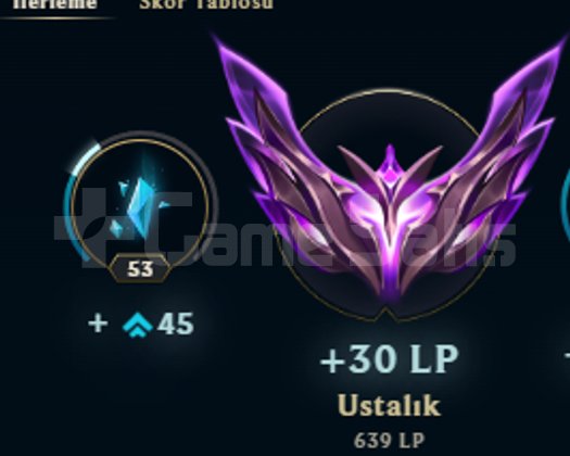 639+LP EUW MASTER 31-32LP maç başı LP 125 şampiy