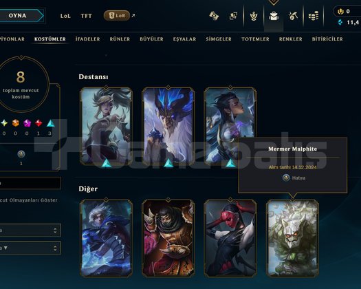 UNRANKED S13 AC RANKED HAZIR HANMADE 68LVL 8 SKİN