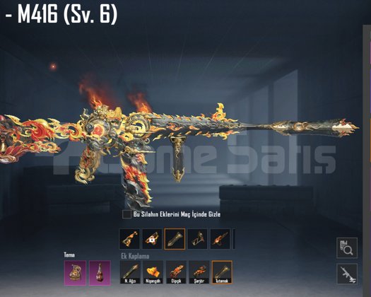 Kızıl gökbıçağı M416 6lv formsuz hesap