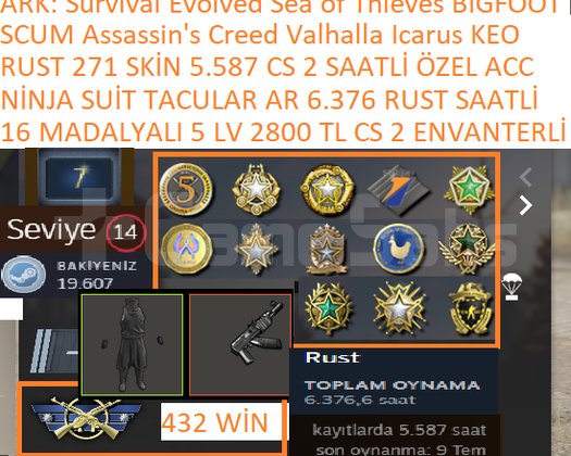 NİNJA SUİT TACULAR AR 6.376 RUST SAATLİ 271 SKİN S