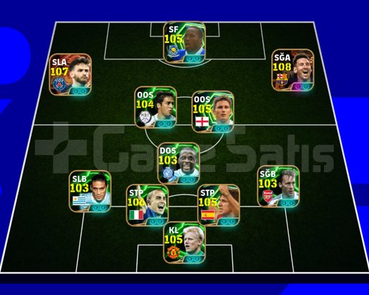 KAÇMAZ HESAP 108 MESSİ 105 LAMPARD