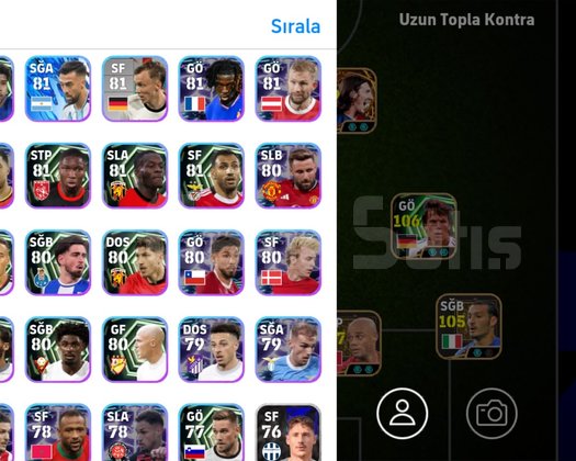 Efsane pes hesap
