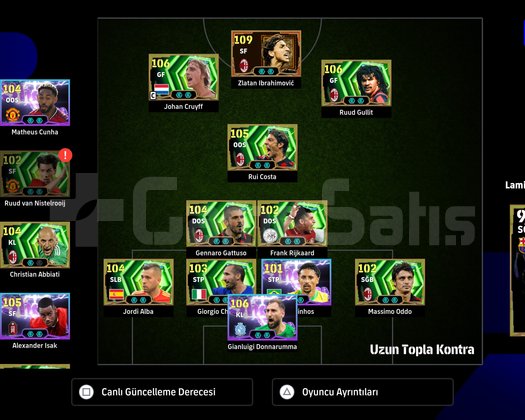efootball playstation hesabı