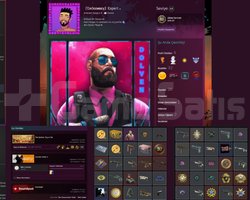 1.900 Saat CS 2 - 44 Seviye Steam, CS Hesap