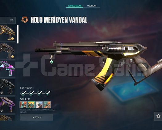 7 VANDAL/HOLO MERİDİAN SET/YAĞMACI KARAMBİT HESAP!
