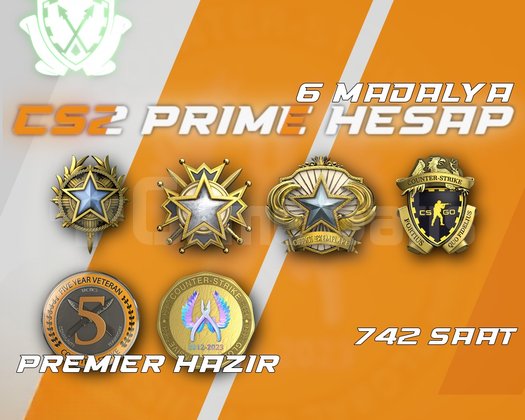 6 Madalya + 742 Saat + PREMIER HAZIR