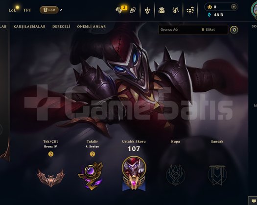 TR Bronz 4 | 5 Kostüm - 45 Hero | LoL