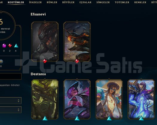 TR Gold 4 | 6 Kostüm - 78 Hero | LoL