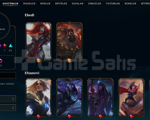 TR Unranked | 63 Kostüm - 95 Hero | LoL