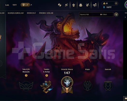 TR Unranked | 9 Kostüm - 47 Hero | LoL