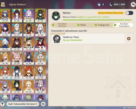 EU SERVER END GAME HESAP