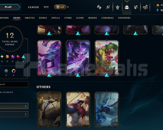 EUW Unranked | 12 Kostüm - 45 Hero | LoL Hesap