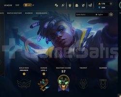 EUW Unranked | 12 Kostüm - 45 Hero | LoL Hesap