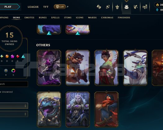 EUW Unranked | 15 Kostüm - 44 Hero | LoL Hesap