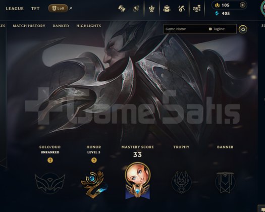 EUW Unranked | 16 Kostüm - 56 Hero | LoL Hesap