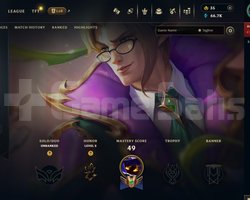 EUW Unranked | 12 Kostüm - 66K Mö | Dereceli Hazır