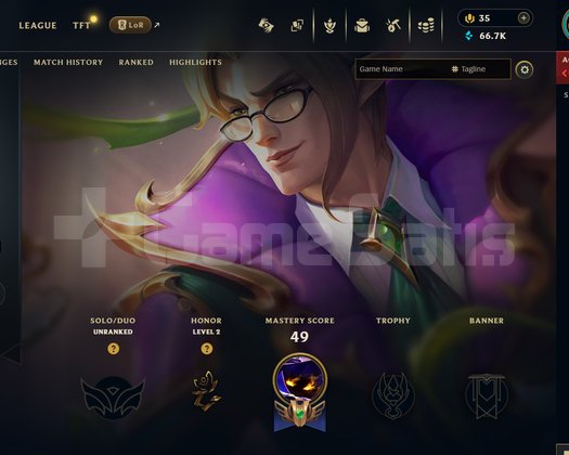 EUW Unranked | 12 Kostüm - 66K Mö | Dereceli Hazır