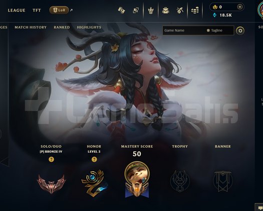 EUW Bronz 4 | 11 Kostüm - 18K Mö | LoL Hesap