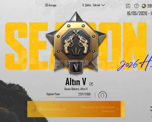 TEK BAĞ !! ALTIN V + 2x ID KARTI ++