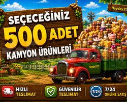 500 ADET KAMYON ÜRÜNÜ