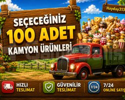 100 ADET KAMYON ÜRÜNÜ