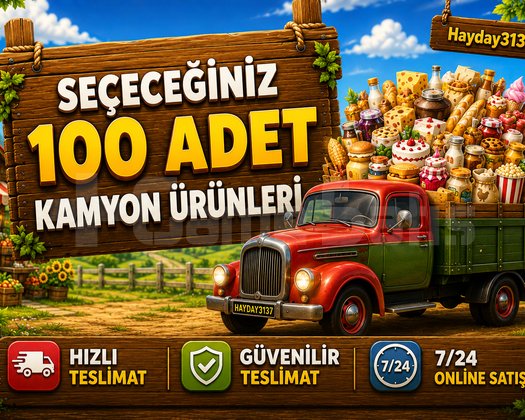 100 ADET KAMYON ÜRÜNÜ