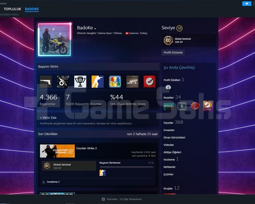 8.5Yıllık Steam Hesabımı Satıyorum İlaç Param İçin