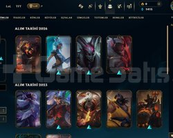 EUW 88 lvl Unranked Fresh| 74 Şampiyon 13 kostüm