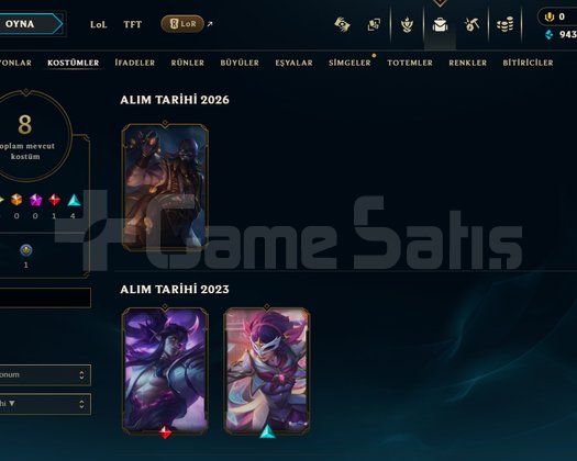 TR GOLD 1 8 KOSTÜM +30 LP
