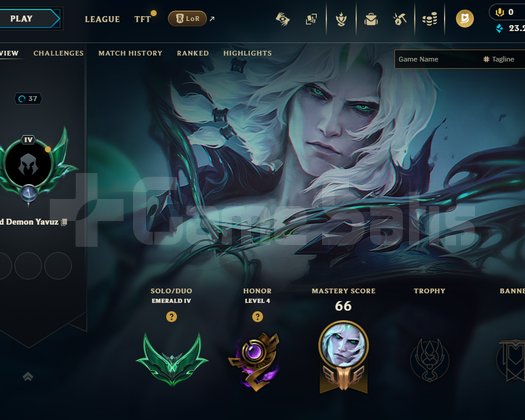 Euw 70 wr 1K LP MMR +30 lp gain acc