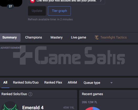 Euw 70 wr 1K LP MMR +30 lp gain acc