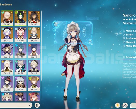 SANDRONE + ARLE +BIS + KAZUHA HESAP