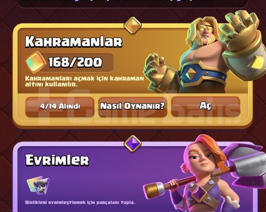 11500 Kupalı Dolu Hesap + Klan