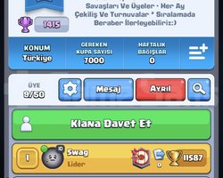 11500 Kupalı Dolu Hesap + Klan