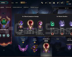 TR MASTER YÜKSEK MMR | İLK MAİL | 374 SKİN |710LVL