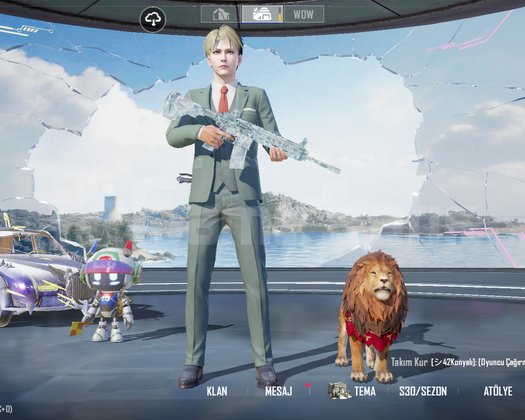 SATILIK EFSANE PUBG MOBILE HESABI