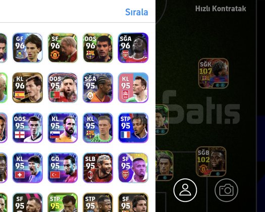 Nadir kartlar içeren pes hesabı!!!!