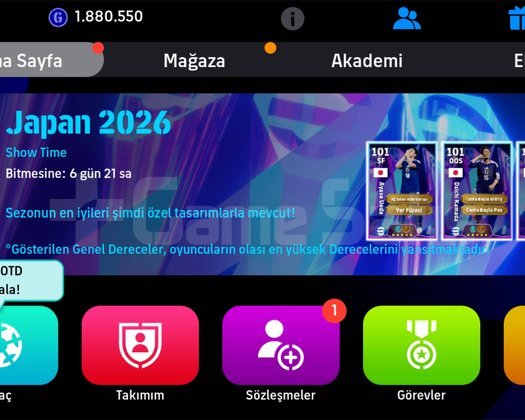 3177 kadro gücü 2Milyon G Parasi 550 altın