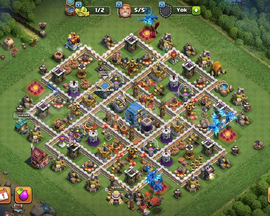 Bb12 yarı max 92 level 1100 taş