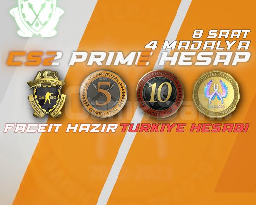 TÜRKİYE / 4 MADALYA / 10 YIL HIZMET + FACEIT
