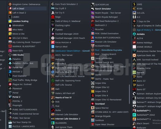 22 MADALYALI 128 OYUN 50 SV STEAM KOLEKSİYONLUK
