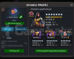 Marvel şampiyonlar turnuvası Max + Max hesap