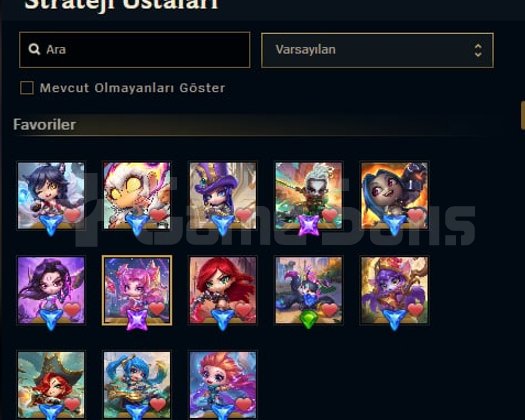 TFT MASTER İÇİ DOLU HESAP