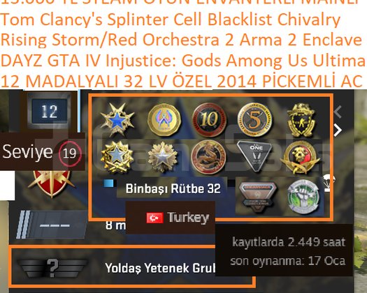 DAYZ GTA IV ARMA 2 Injustice Gods Among 13.000 TL