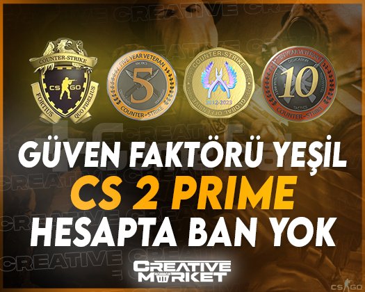 CS2 | SEÇKİNLİ | 4 MADALYA | VAC BANSIZ | HESAP