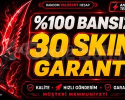 100 BANSIZ 30-50 Skin GARANTİLİ