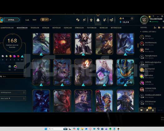 1 x VIP | 150-850 SKIN | MAİL DEĞİŞEN RANDOM